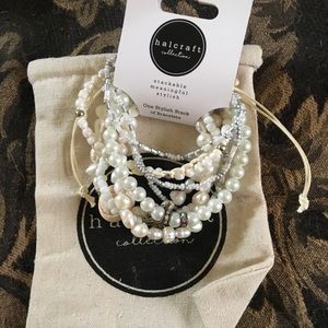 Cute white bracelet bundle
